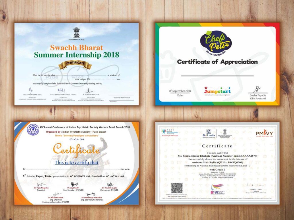 Certificate Printing Lancaster
